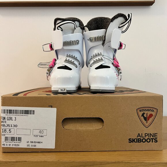 Rossignol Fun Girl 3 Ski Boots Size 18.5 - Picture 2 of 8